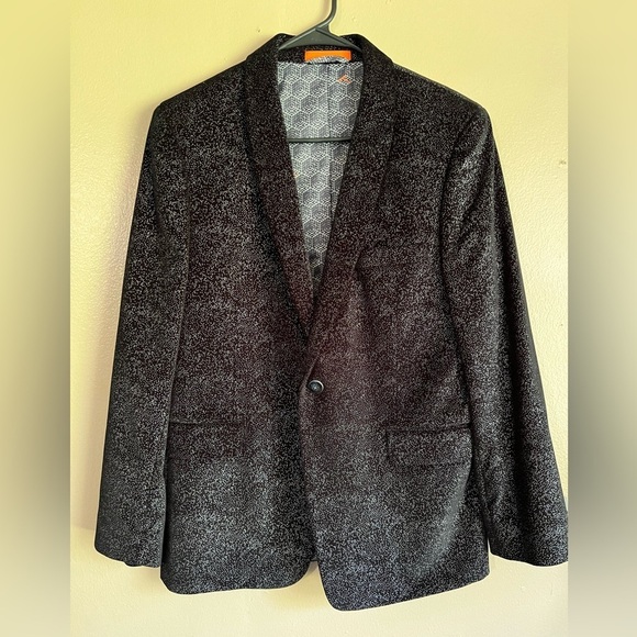 Tallia Black & Silver “Boka” Coat- size 18R